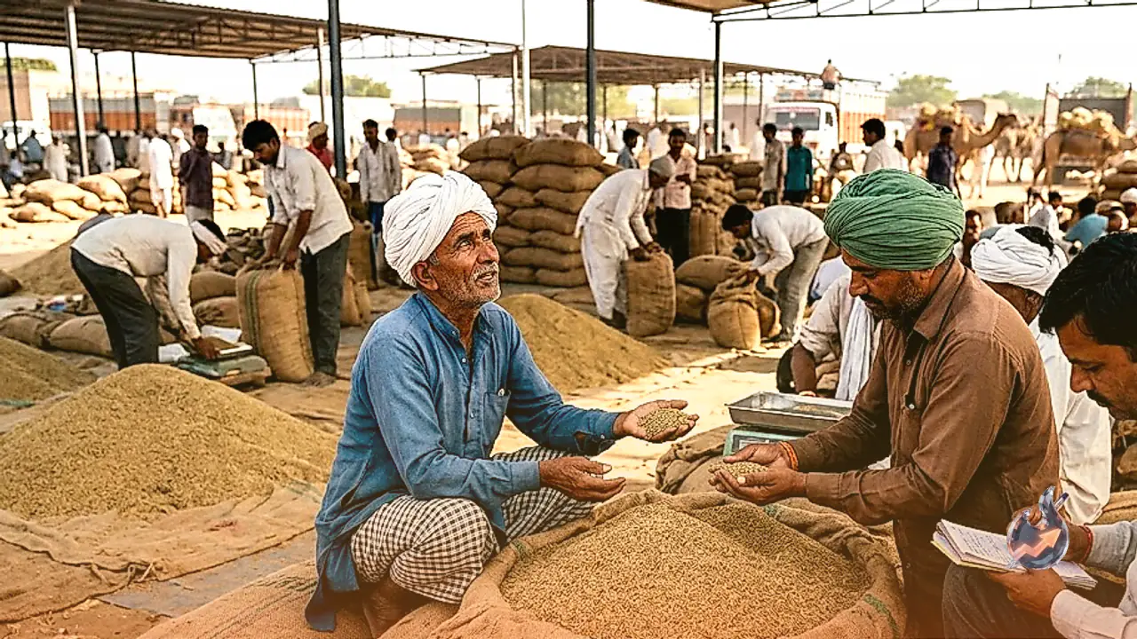 Cumin Influx Gathers Momentum in Nagaur Grain Market as Top Quality Tops 20 Thousand Rupees per Quintal