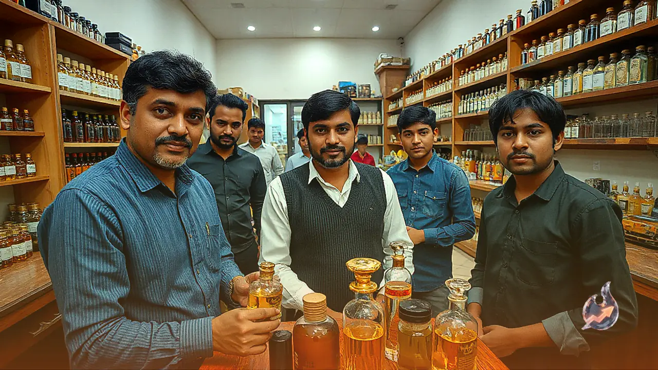 पसंदीदा ब्रांड या सेलिब्रिटी जैसा परफ्यूम मिनटों में तैयार, करनाल के राघव यूके से हुनर सीखकर शुरू किया लाइव परफ्यूम मेकिंग