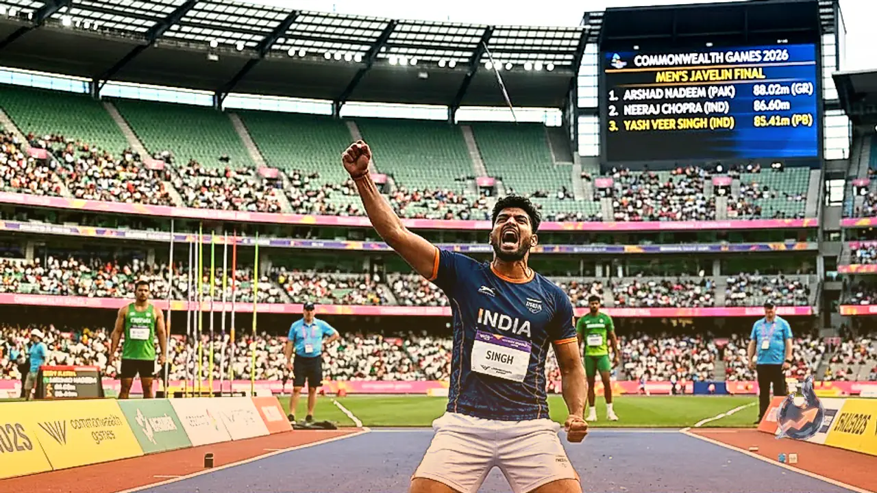 Yash Veer Singh Clinches Bronze Medal at Commonwealth Games 2026 With Dramatic 85.41m Final Throw