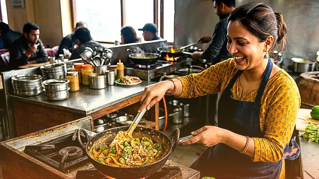 शिमला मिर्च में भरें दही और मूंगफली का स्वाद, मिनटों में बनाएं ढाबा स्टाइल सूखी सब्जी