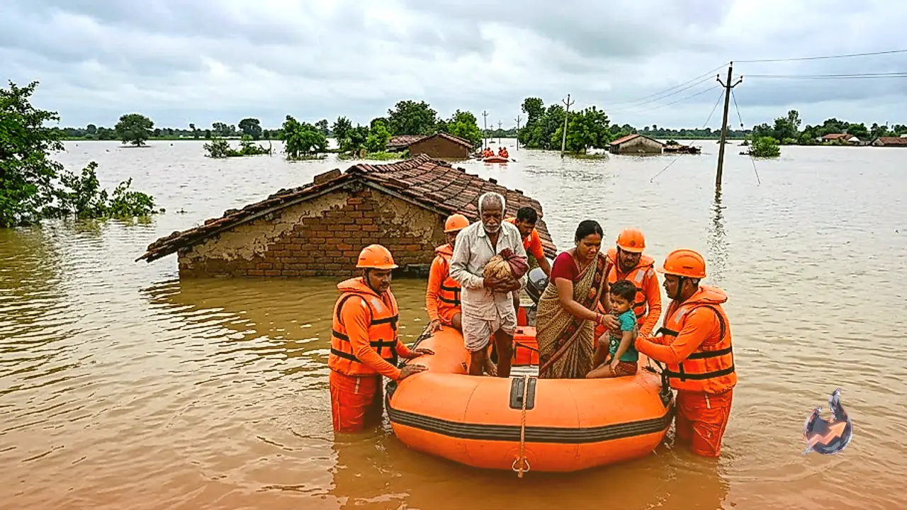 Unrelenting Deluge Paralyses South Gujarat: Massive Rescue Operations Underway As Villages Remain Cut Off