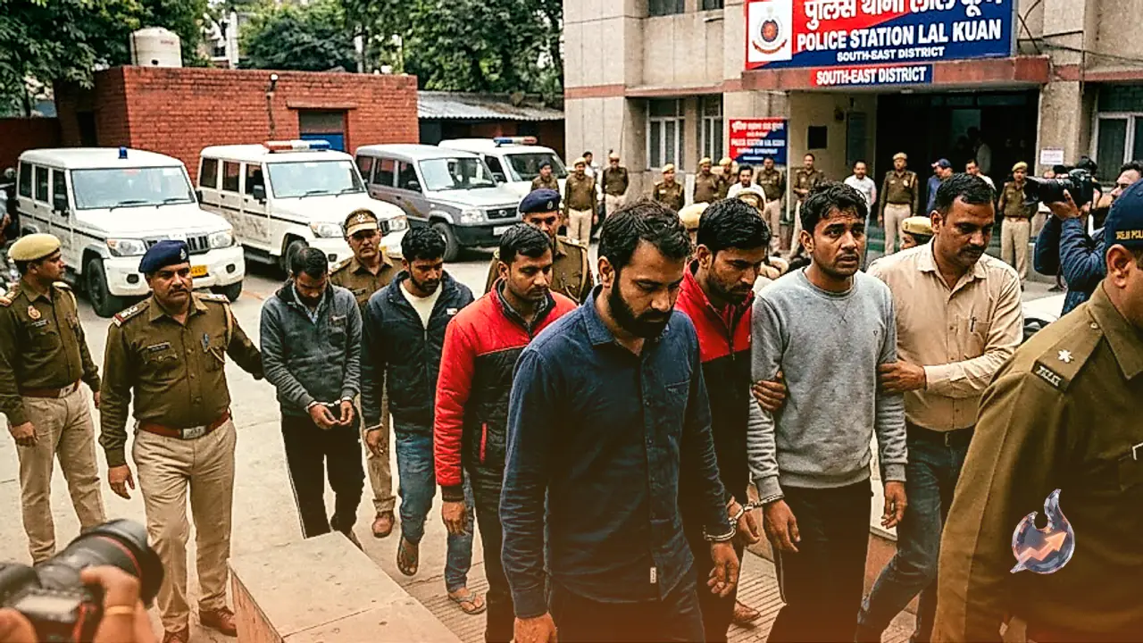 South-East Delhi Police Solve Guddu Badshah Murder Case, 8 Arrested After 12,000 KM Operation Across 5 States