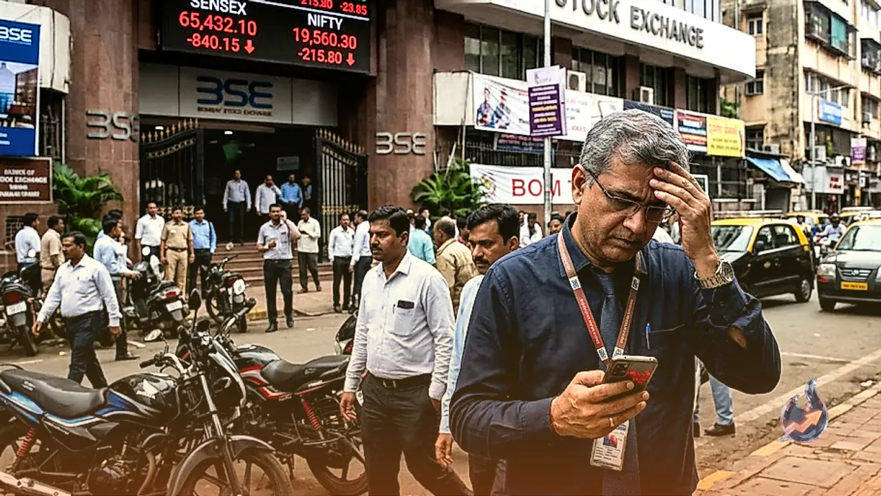 Dalal Street Extends Losing Run To Eighth Week As Sensex And Nifty Slide On Foreign Selling