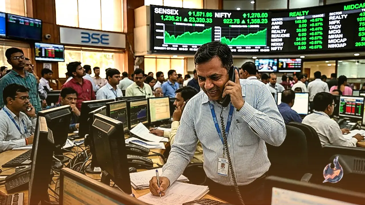 Dalal Street Rebounds on Friday Morning as Realty and Midcaps Propel Benchmarks Higher