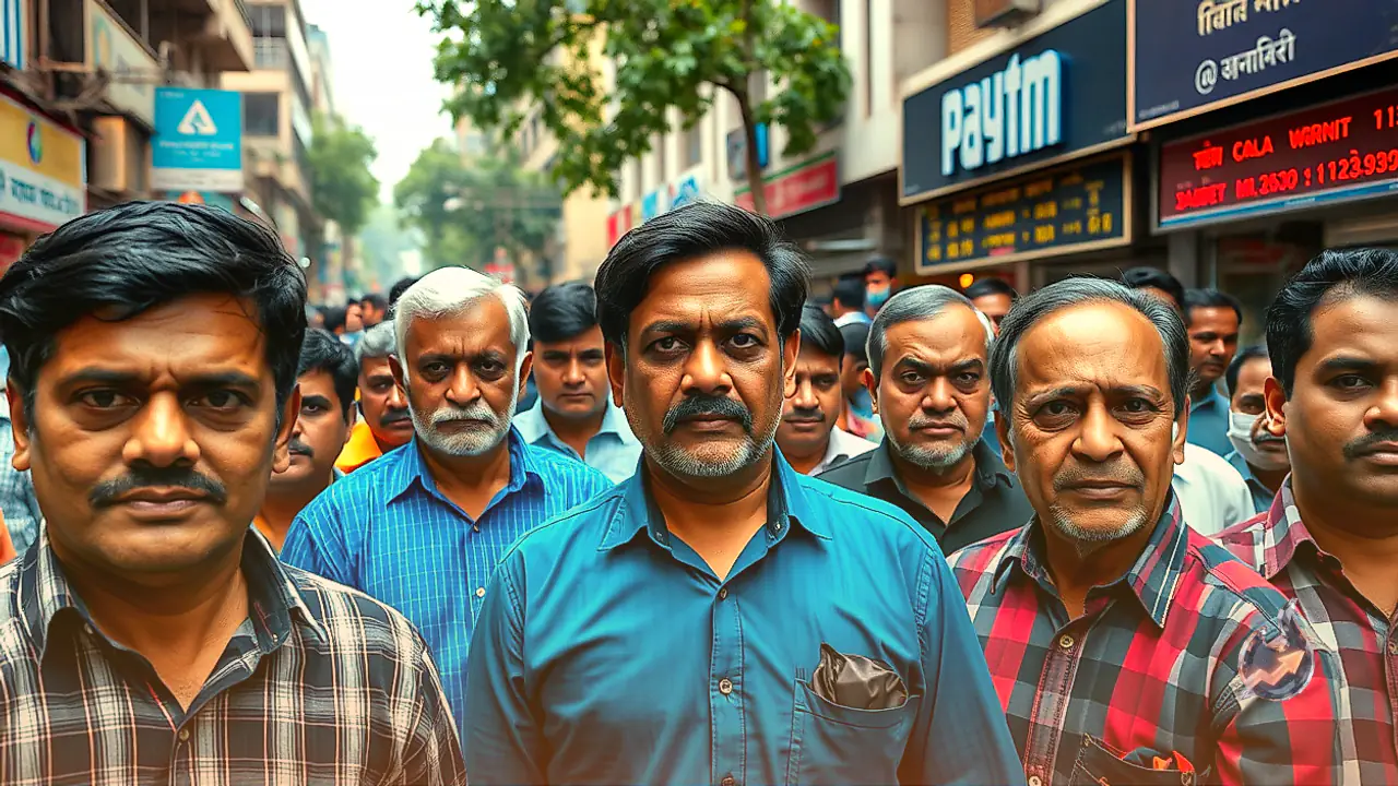 Dalal Street Under Pressure: Nifty Slips Below 22,600 as Tech Stocks Rally While Paytm Faces Heavy Selling