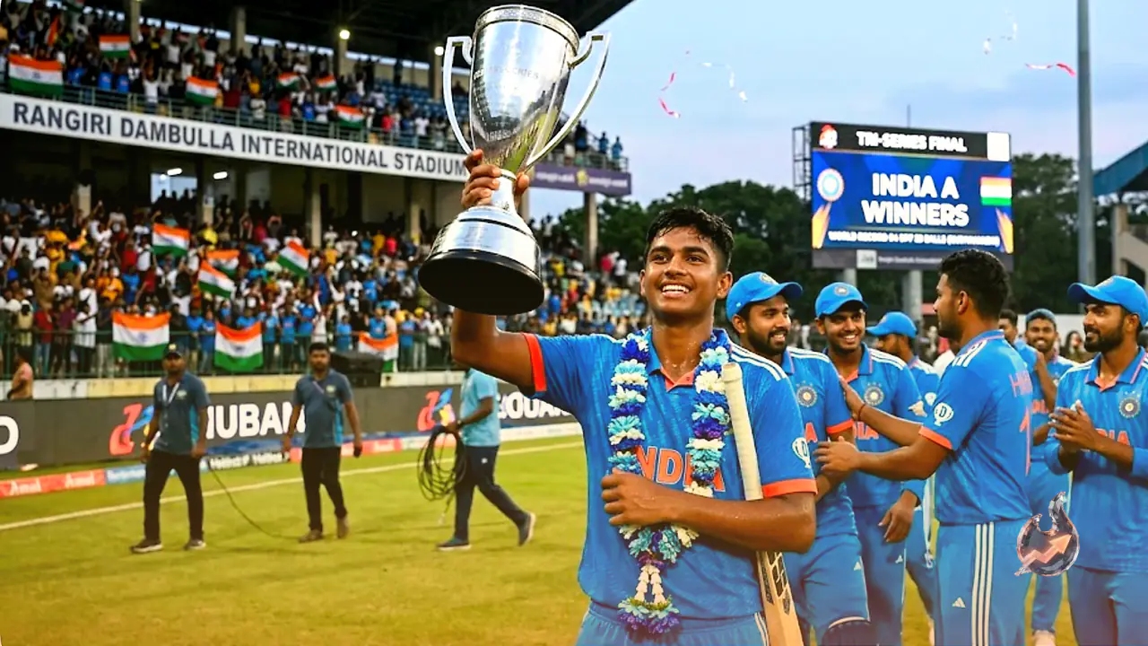 Vaibhav Suryavanshi's 94 Off 29 Balls Sets World Record as India A Clinch ODI Tri-Series Trophy
