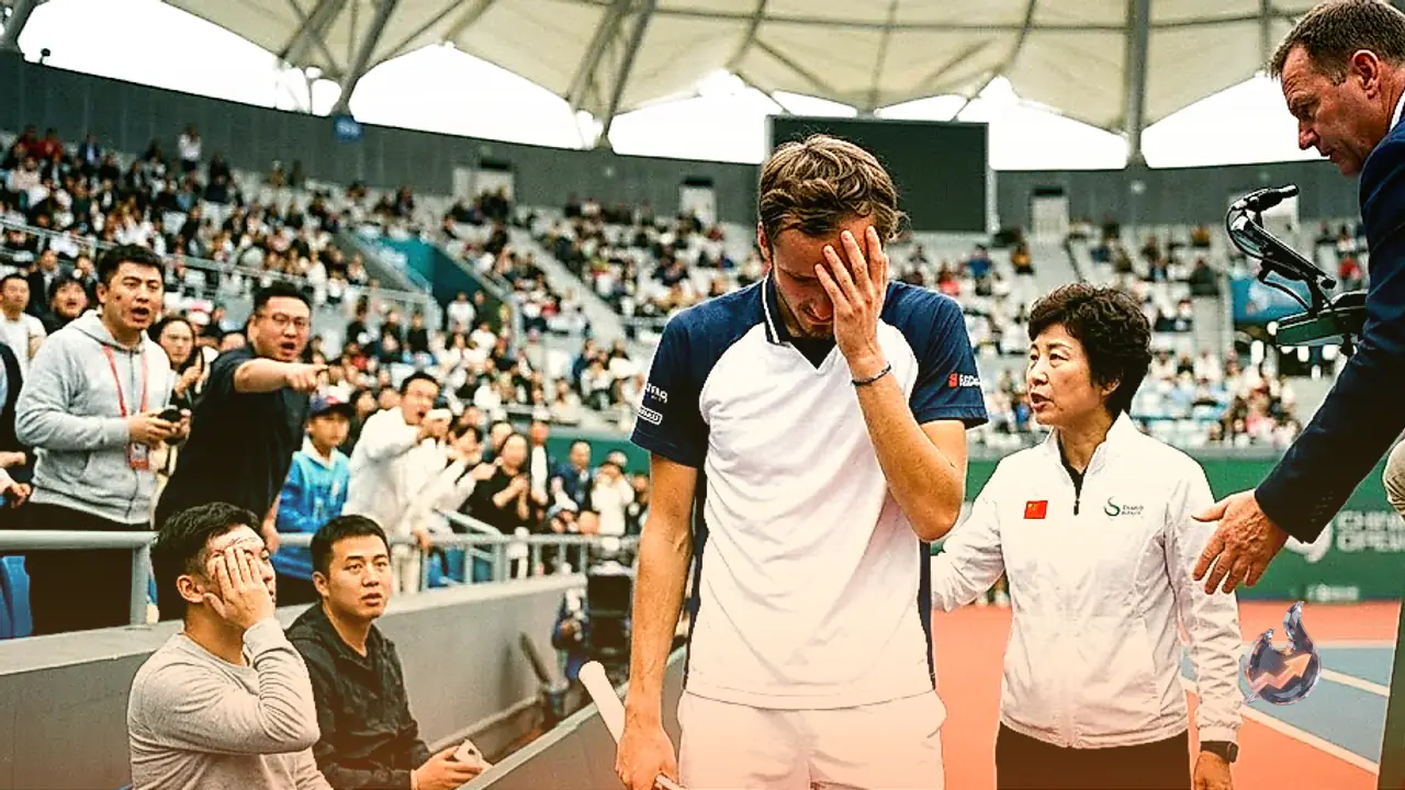 Daniil Medvedev Disqualified From China Open Semi-Final After Striking Fan With Ball