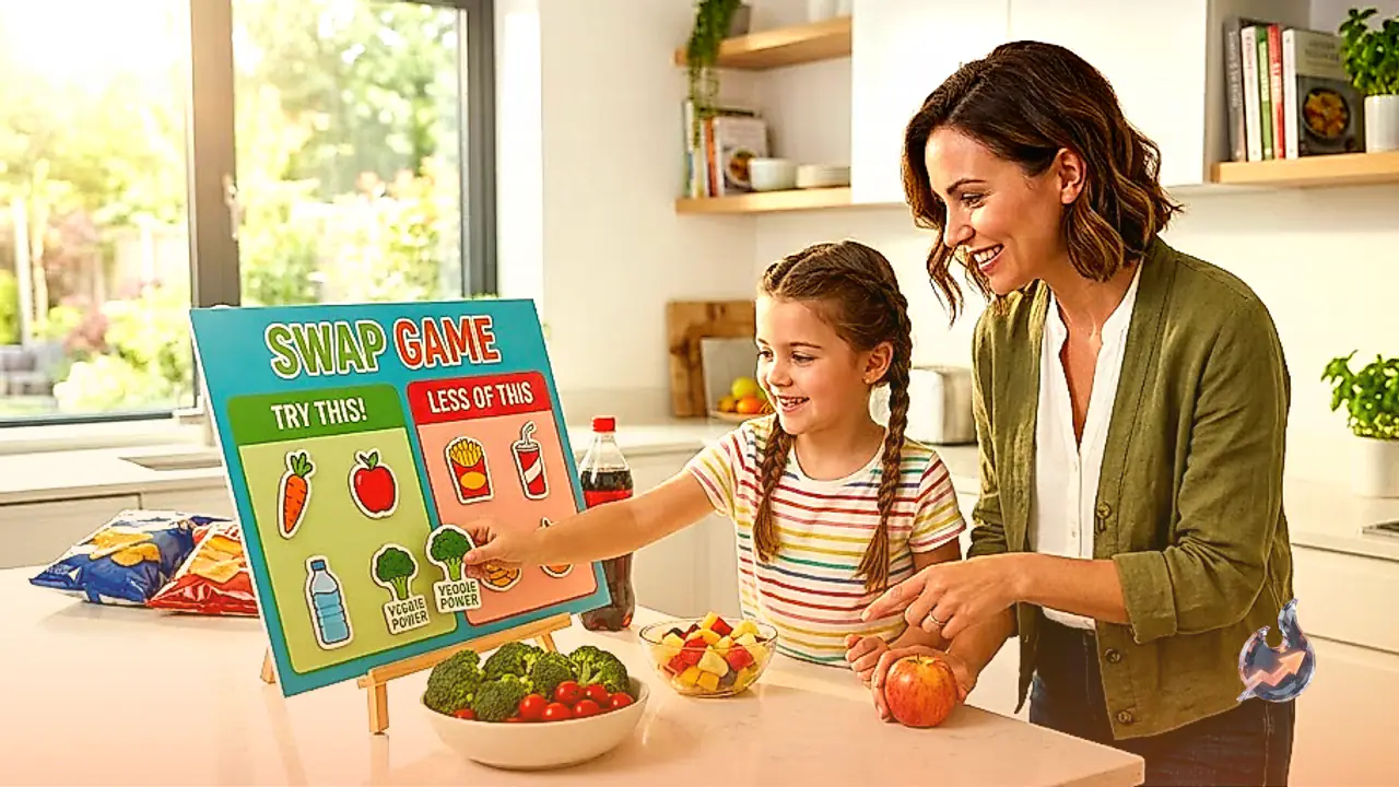 Creative Parenting Over Scolding: How Visual Games Help Children Swap Junk Food for Healthy Eating
