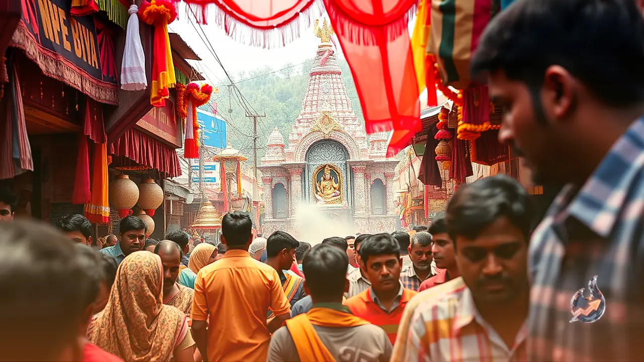 Darbhanga Durga Puja Pandal Recreates Rameshwaram Temple With Shiv Emerging From Mountain