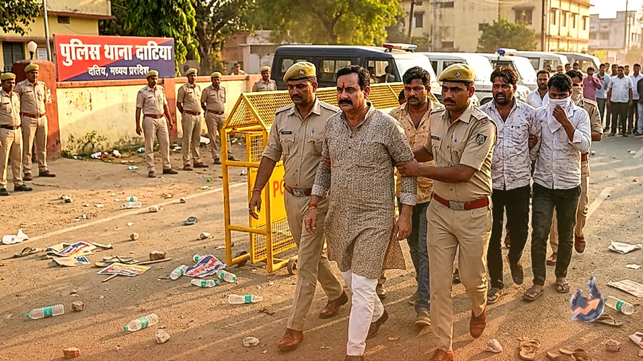 दतिया उपचुनाव में हंगामे के बाद पुलिस एक्शन, पूर्व मंत्री के 27 समर्थकों के खिलाफ गंभीर धाराओं में केस दर्ज