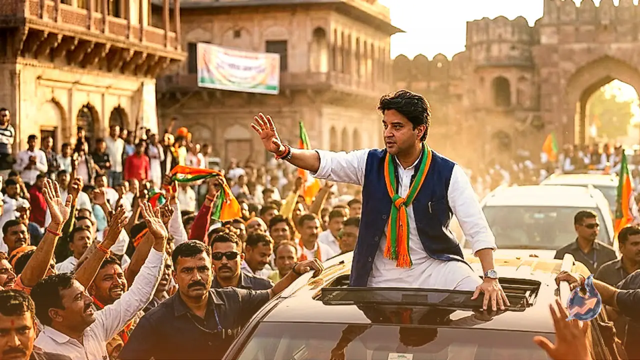 Royal Families Set for Epic Clash in Datia By-Election as Jyotiraditya Scindia Takes Campaign Charge