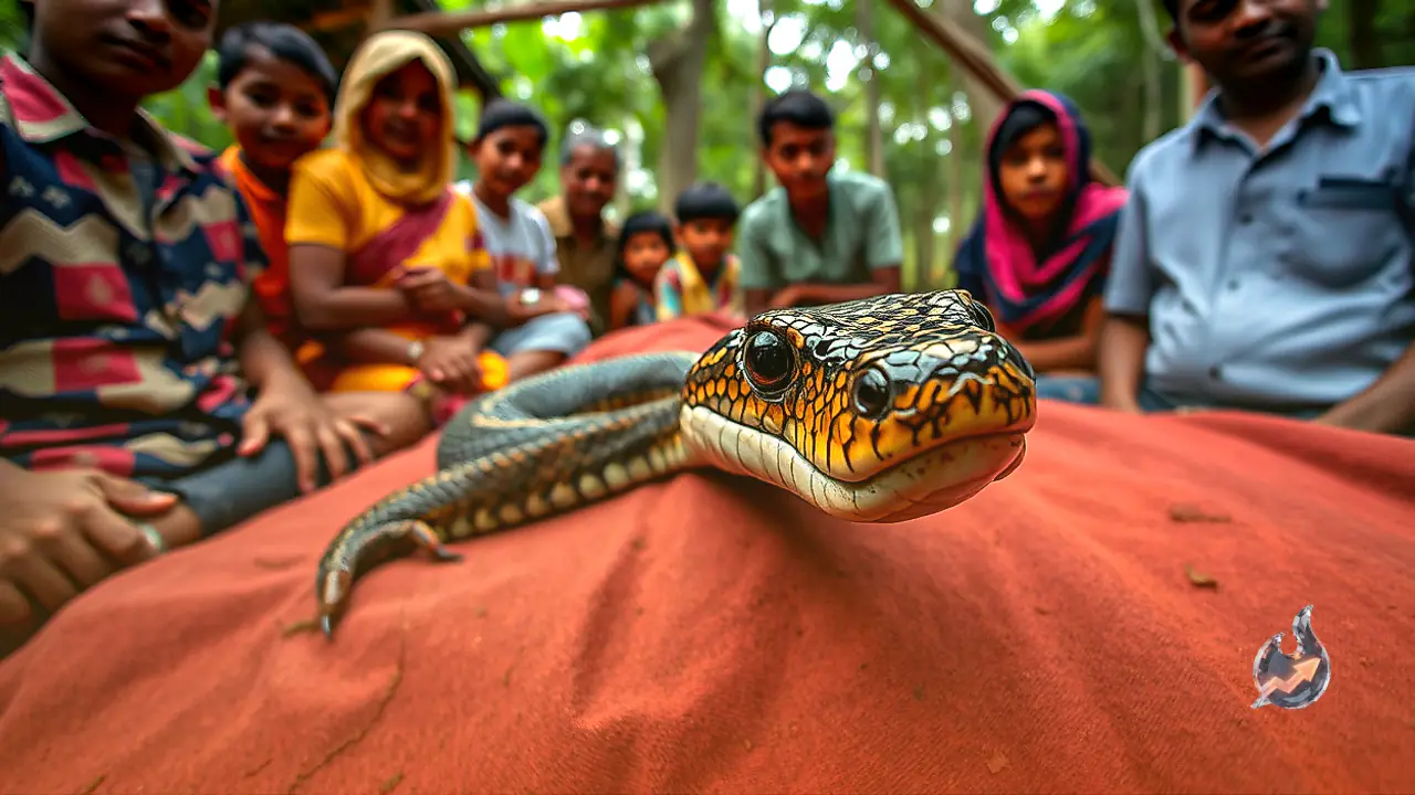 Deadly Common Krait Found Crawling on Bed in Indok Near Sariska, Rescued Safely into Wild