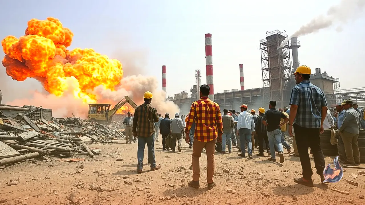 Deadly Explosion Rocks Chemical Plant in Gandhinagar, Leaving Four Workers Dead
