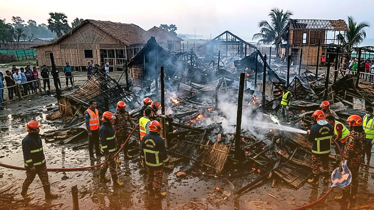 Deadly Fire Engulfs Cox's Bazar Beach Resort, Leaving 10 Dead and 9 Injured