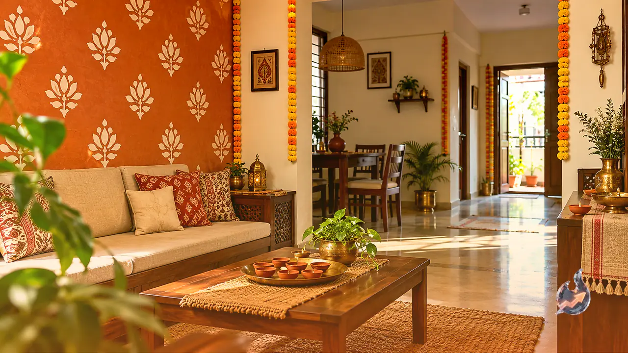 Decorate your home on a budget this Diwali, transform a wall for just one thousand rupees