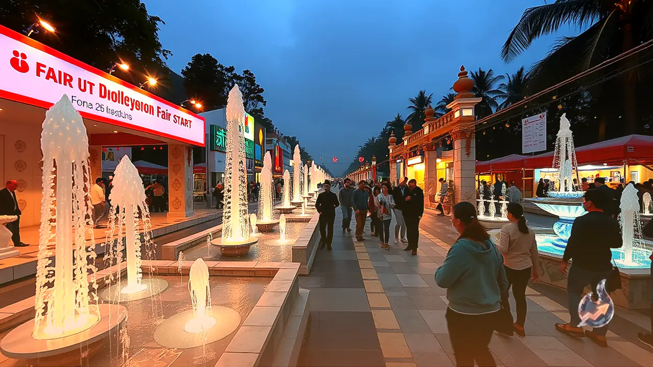 Dehradun Fair Showcases Weatherproof Malaysian Marble Fountains Starting At ₹1,000