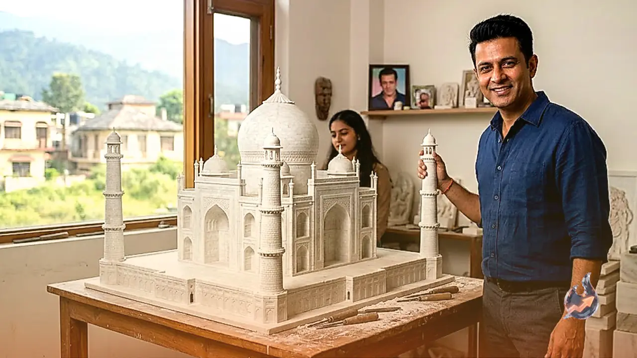देहरादून के पिता का अनोखा कारनामा, बेटी की ख्वाहिश पर सलमान खान के लिए 7 महीने में बनाया 6 हजार संगमरमर के टुकड़ों से ताज महल