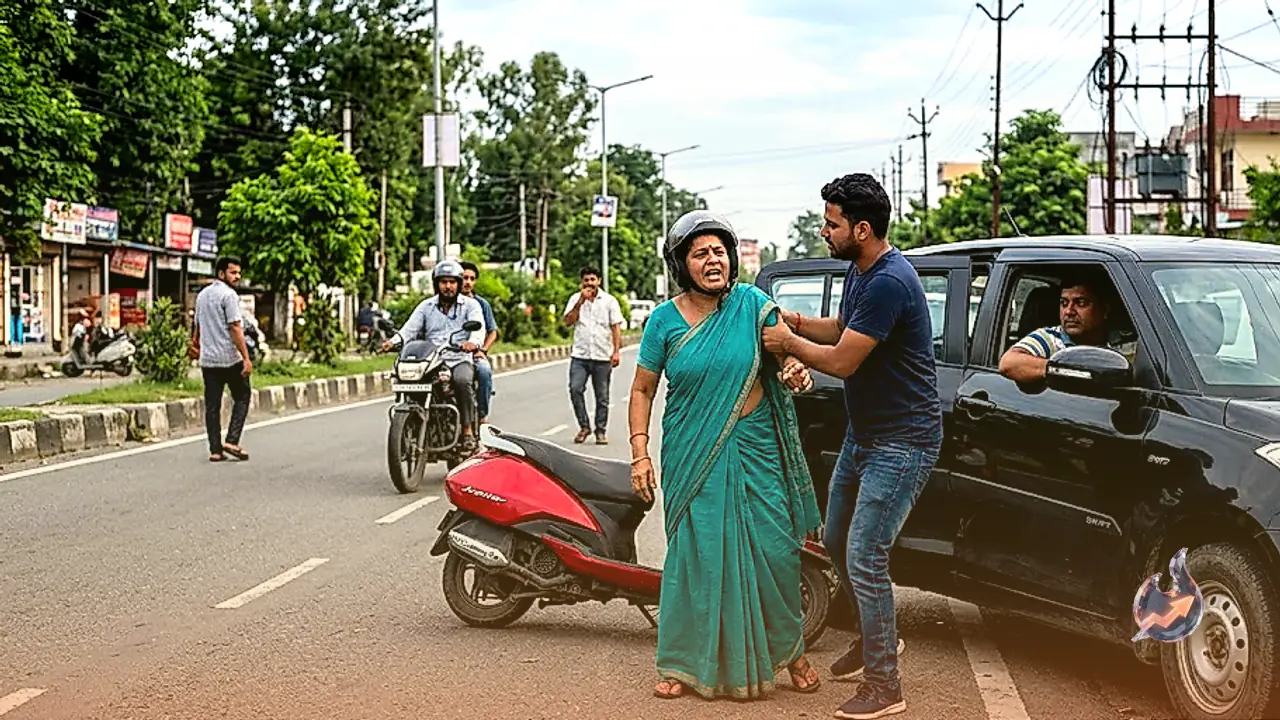 देहरादून के सहस्त्रधारा रोड पर स्कूटी सवार महिला को कार में खींचने की कोशिश, नालापानी चौक की घटना
