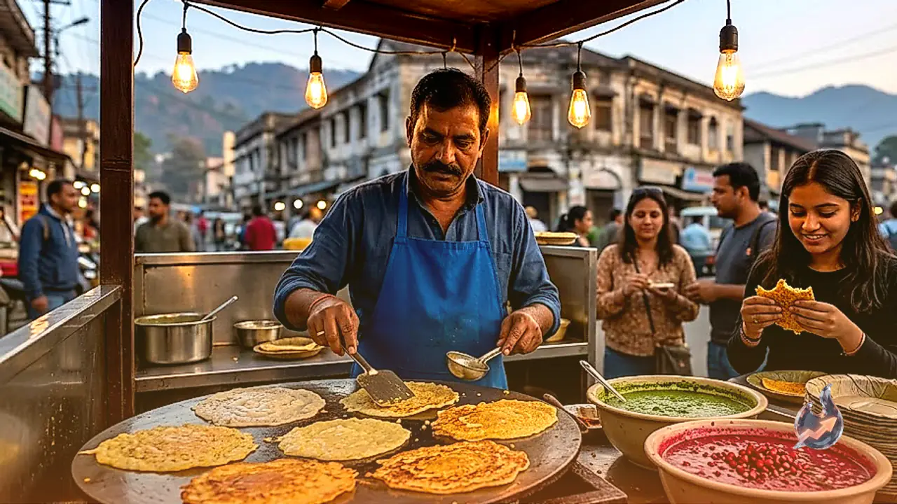 UP's Famous Moong Dal Cheela Becomes Dehradun's Favourite Healthy Street Food at Just Rs 50