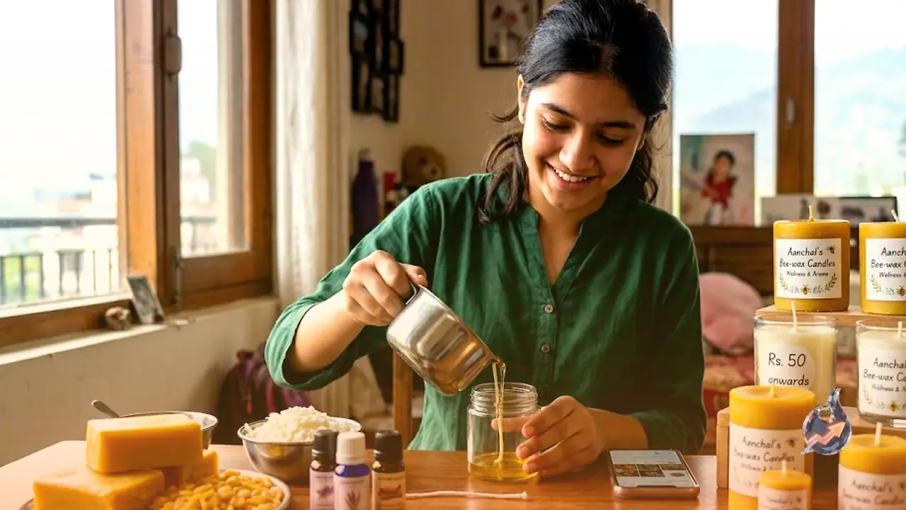 A Dehradun student turned bee-wax candles into a wellness business, starting at just Rs 50