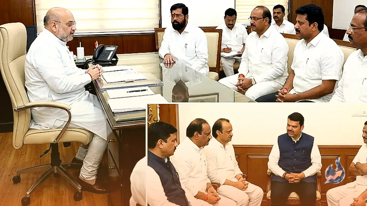 Delhi and Mumbai See Two Big Political Meetings on Same Day as Shinde Calls on Shah and NCP's Rival Factions Meet Fadnavis