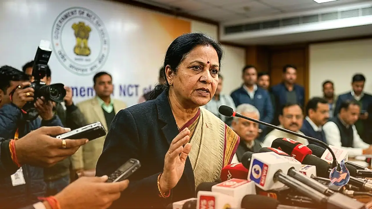 Delhi Chief Minister Rekha Gupta Slams Opposition Over Capital Demonstrations, Commends Police Restraint
