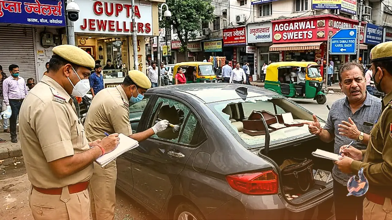 Over Rs 2 Crore Gold and Diamond Jewelry Stolen From Businessman Car Parked on Arya Samaj Road in Delhi