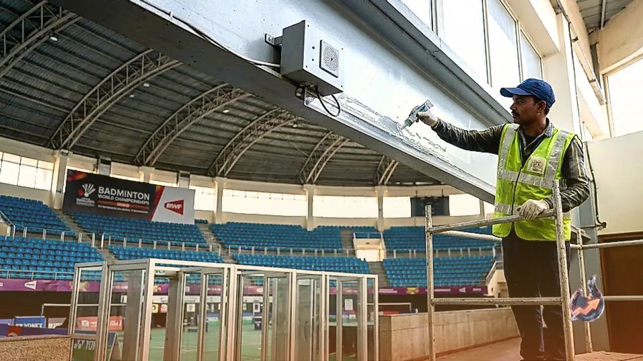 Indira Gandhi Indoor Stadium Deploys US Sound Tech and Slippery Gel to Stop Birds Ahead of BWF World Championships in Delhi