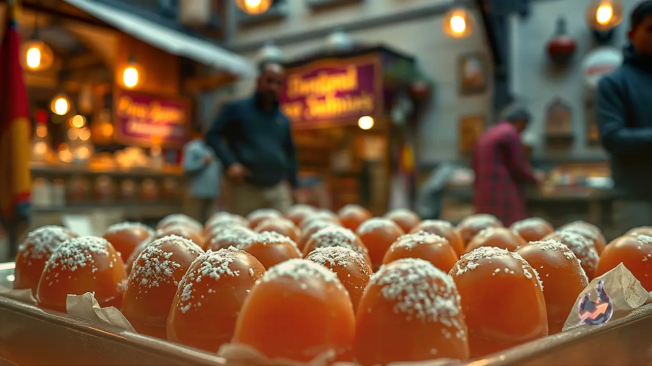 Delhi Sweet Hubs Draw Crowds for Long Gulab Jamuns Crafted in Rajasthani and Punjabi Styles
