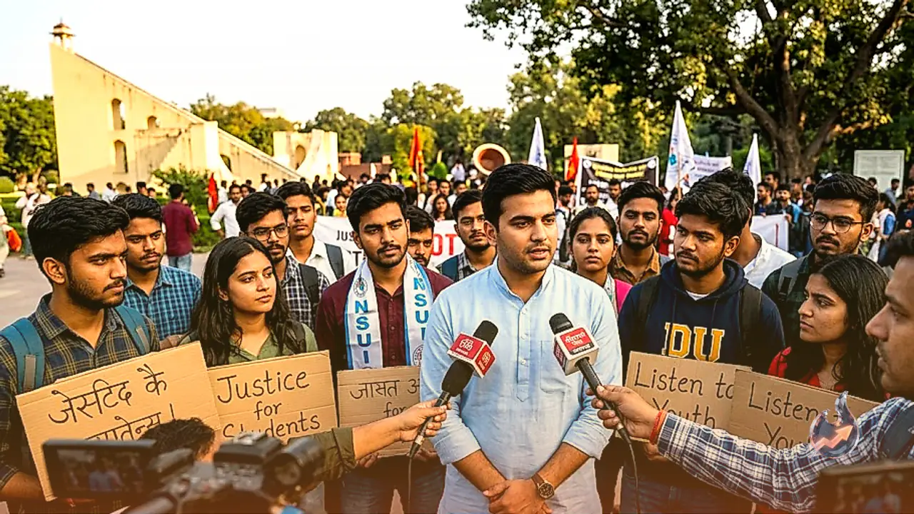 BJP MP's Son Mohit Chaudhary Admits Joining Gen-Z Protest in Delhi, Says Genuine Students Were Present