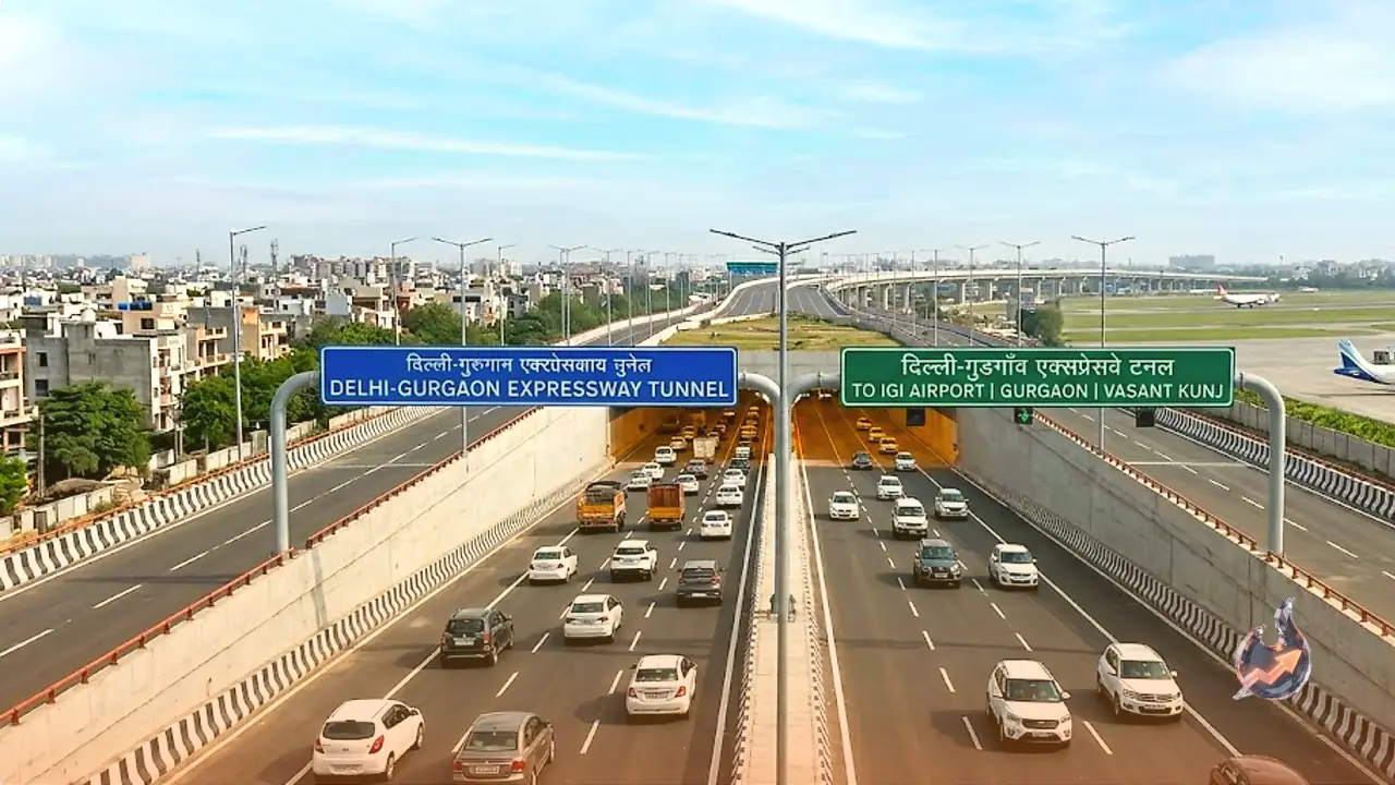 A 6-Lane Tunnel Worth ₹7,000 Crore Could Soon Link Dwarka and Gurugram Expressways, Easing the Run to IGI Airport