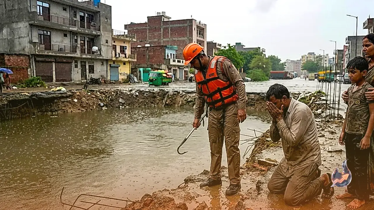 7-Year-Old Boy Drowns in Rain-Filled Pit in Delhi's Samaypur Badli