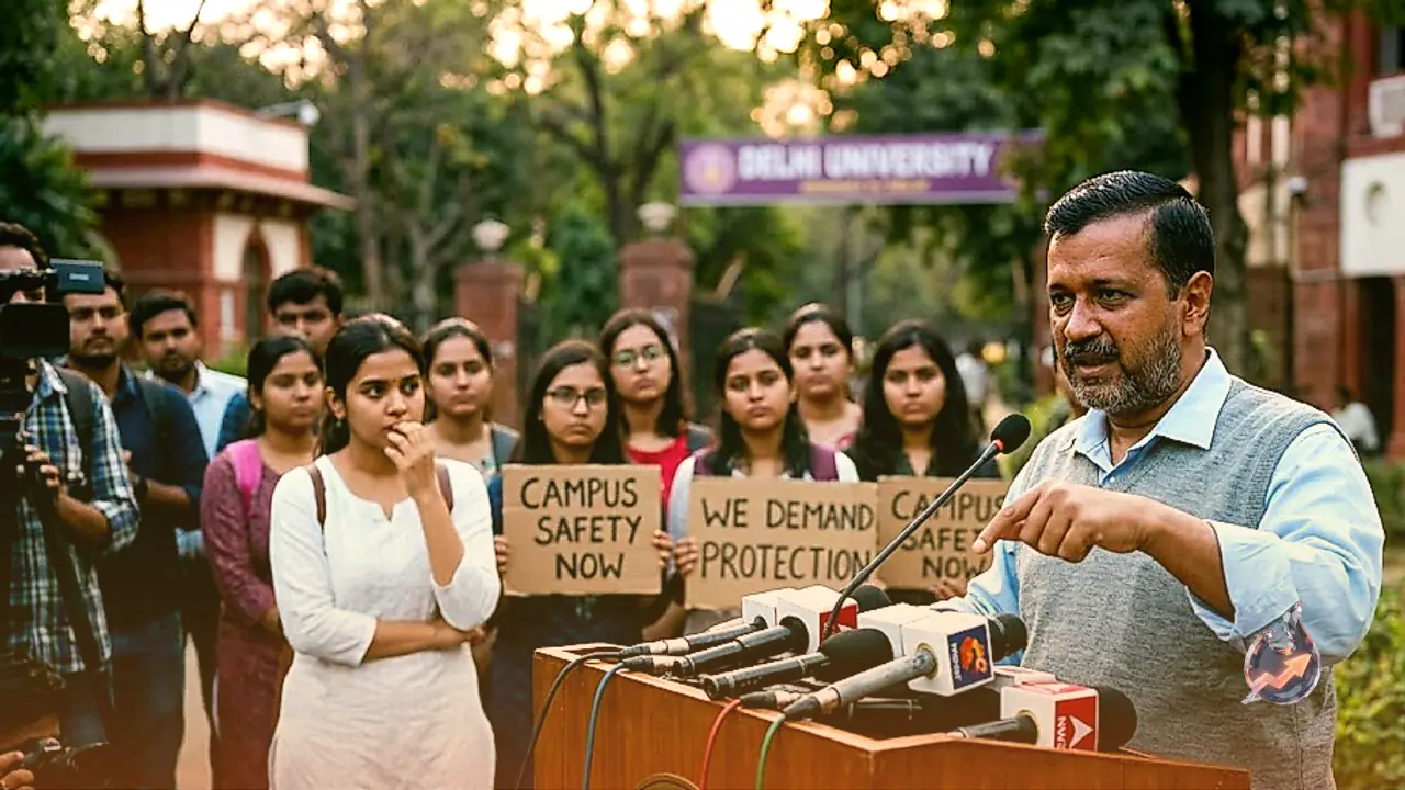Safety Concerns for Female Students Spark Political Heat in Delhi as Arvind Kejriwal Slams Authorities