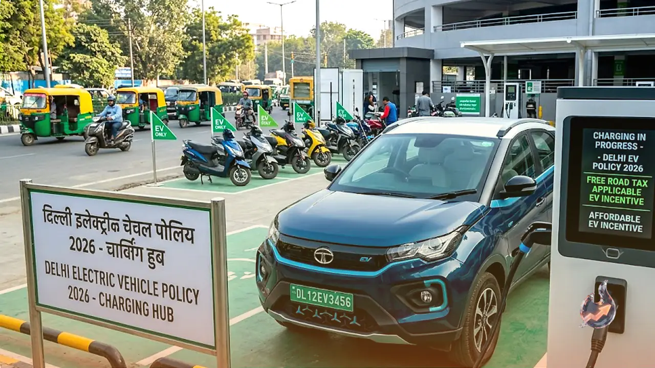 Delhi clears its 2026 EV roadmap: free road tax on cars under Rs 30 lakh and a slow shutdown of petrol two-wheeler registrations