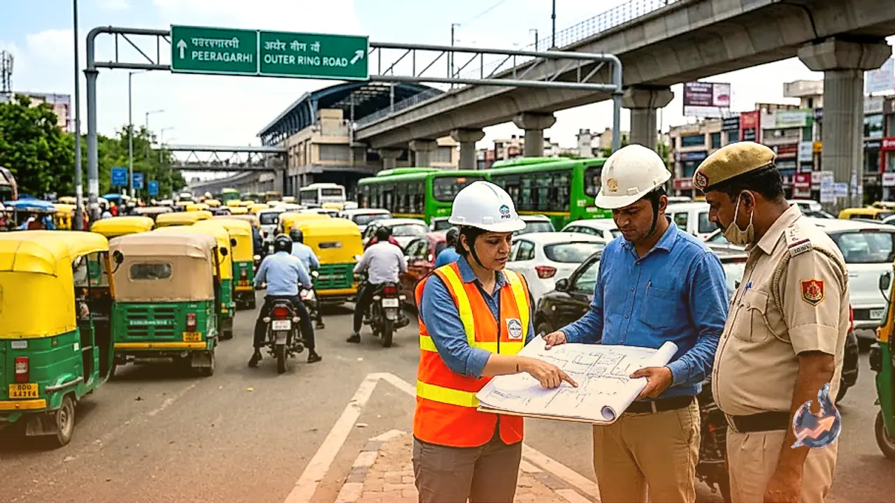 Two New Flyover Corridors Set to Untangle Delhi's Worst Traffic Bottlenecks at Peeragarhi and Karawal Nagar