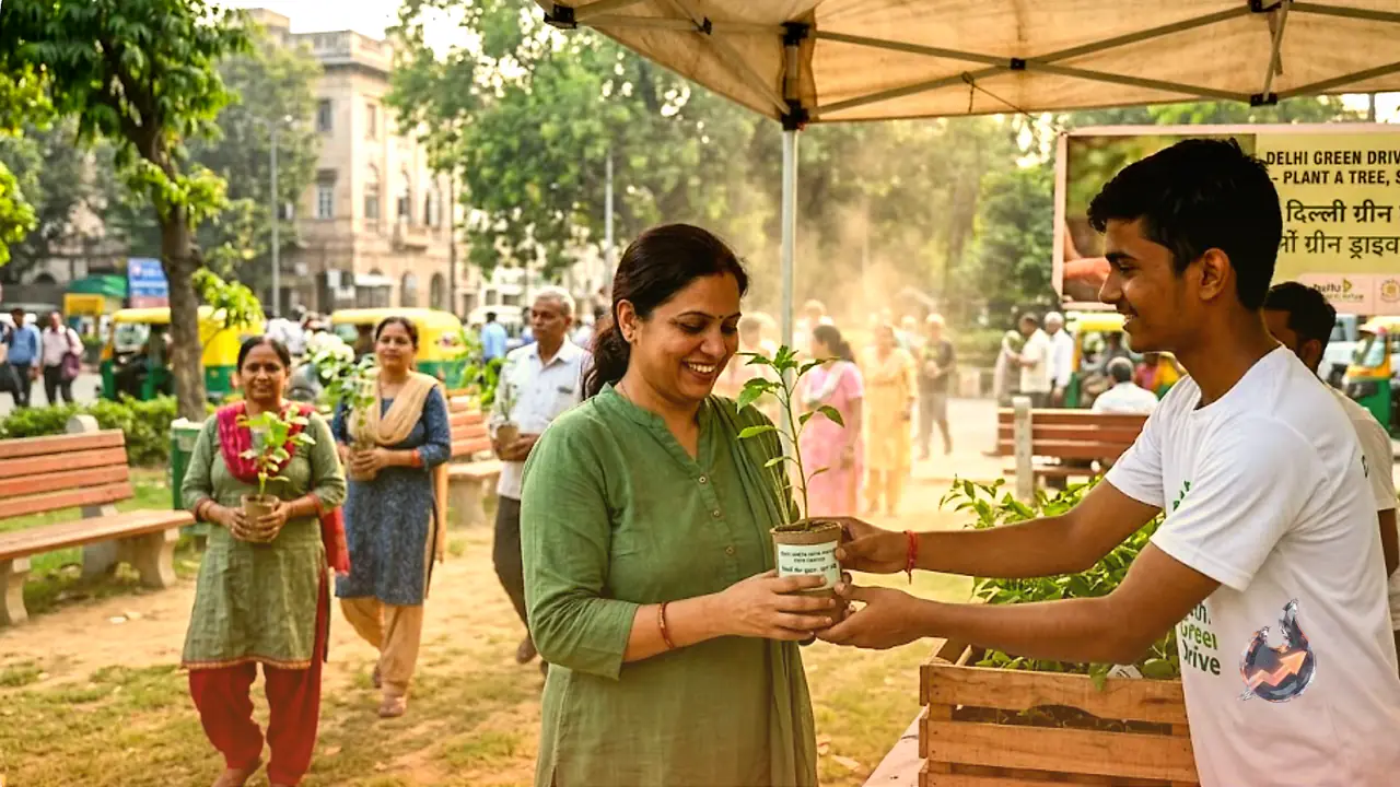 Delhi Rolls Out Free Saplings as Amit Shah Pushes Green Drive