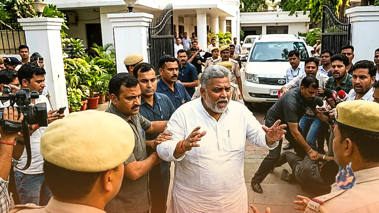Alleged Plot to Attack Independent MP Pappu Yadav Triggers Chaos at Delhi Residence