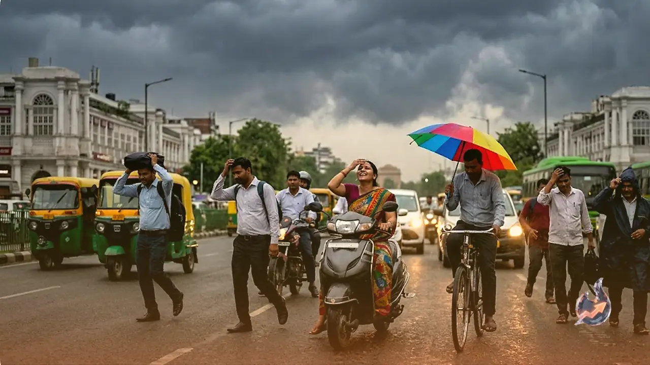 Delhi's Heat Set to Break as IMD Predicts Thunderstorms and a Sharp Temperature Drop Today