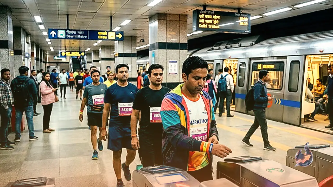 Delhi Metro to Commence Early 3:30 AM Operations for Vedanta Half Marathon Runners with Fare-Free Travel