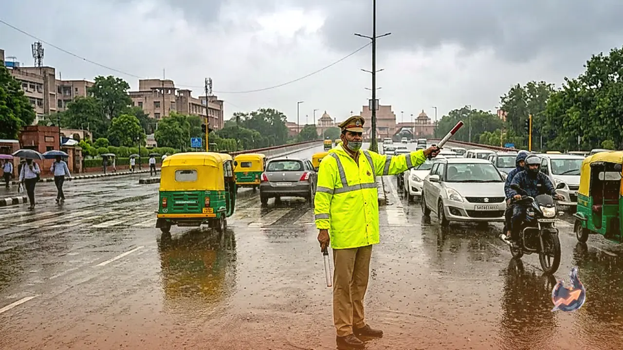 दिल्ली एनसीआर में आज हल्की बारिश के आसार, जानिए तापमान और इन रास्तों पर ट्रैफिक का हाल