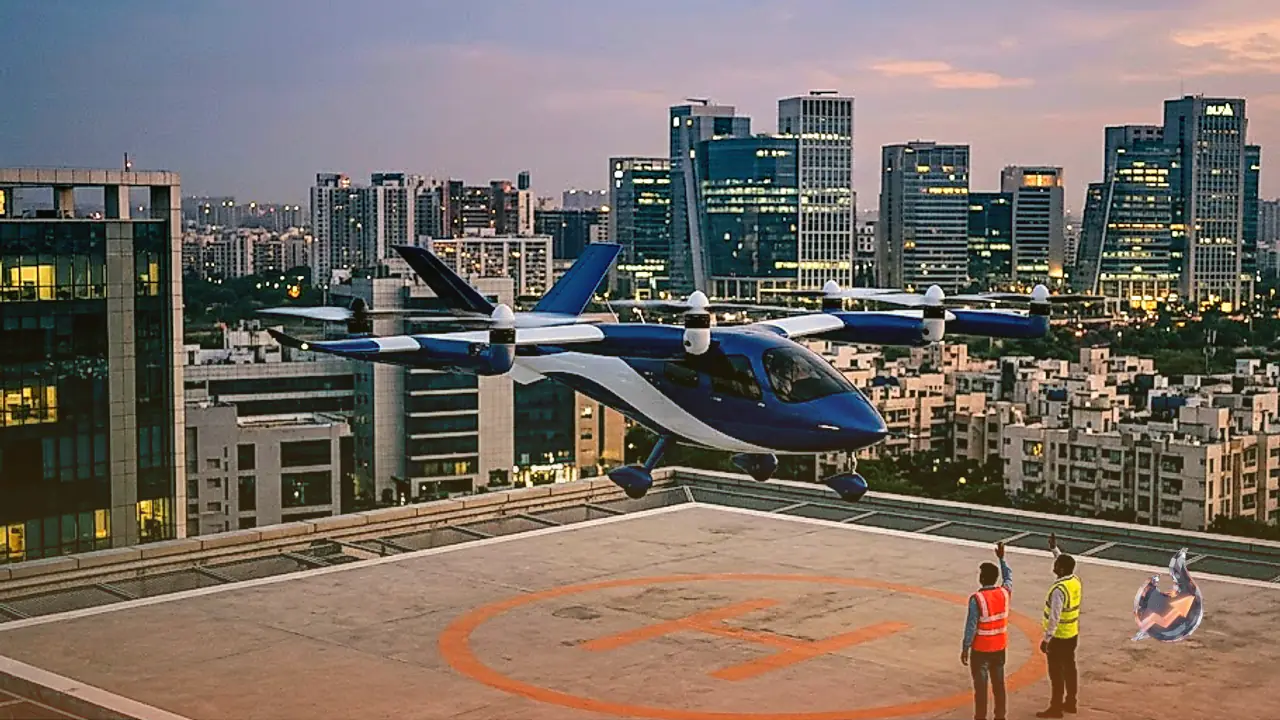 Electric Air Taxi to Link Noida and Gurugram in 27 Minutes Under InterGlobe and Archer Aviation Initiative