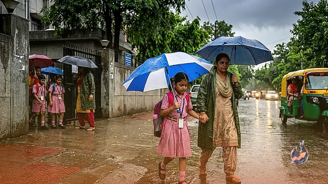School Closure Update for August 8 Across Delhi NCR and North India Amid Heavy Rainfall Alert