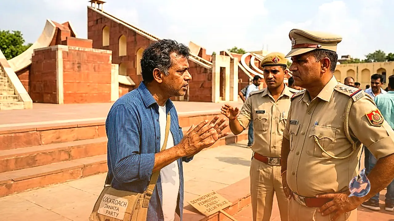 Delhi Police Denies Permission for Cockroach Janata Party Protest at Jantar Mantar