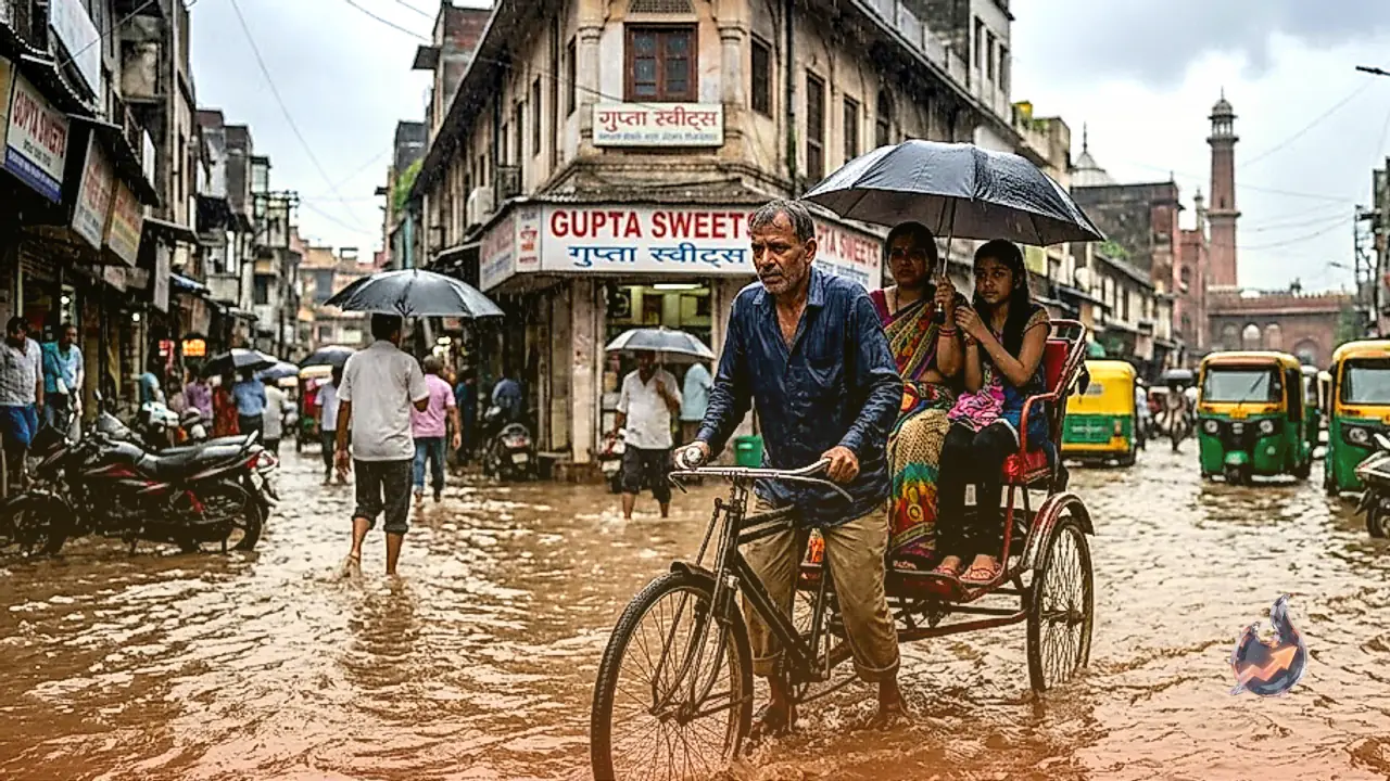 Heavy Downpours Threaten 25 States Across India as IMD Issues Flood and Landslide Warnings from Delhi to Bihar