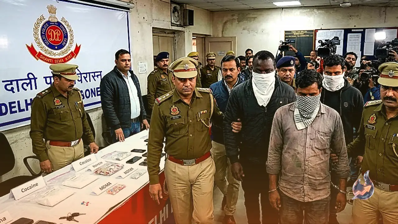 Delhi Taxi Drug Racket Busted: Two Drivers and Nigerian National Arrested With Cocaine and Heroin