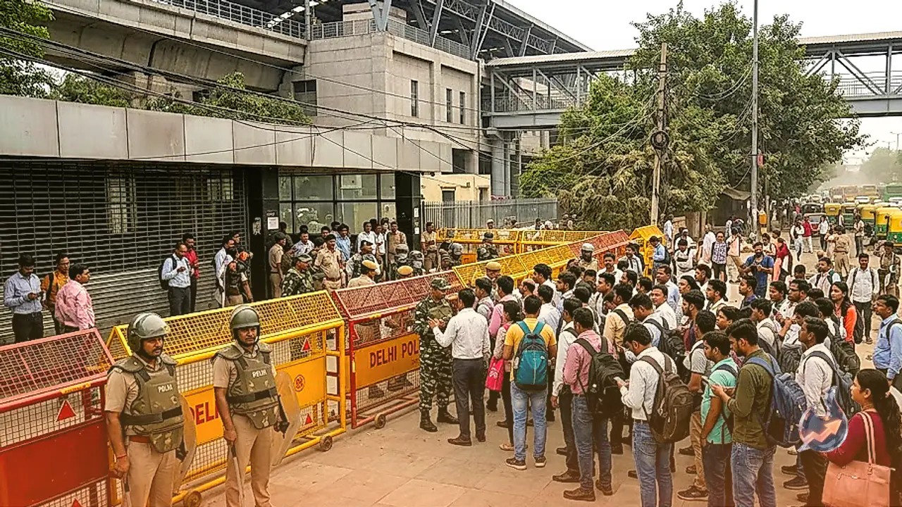 Delhi Tightens Security Ahead Of CJP Jantar Mantar March: Metro Curbs Imposed And Trains Cancelled