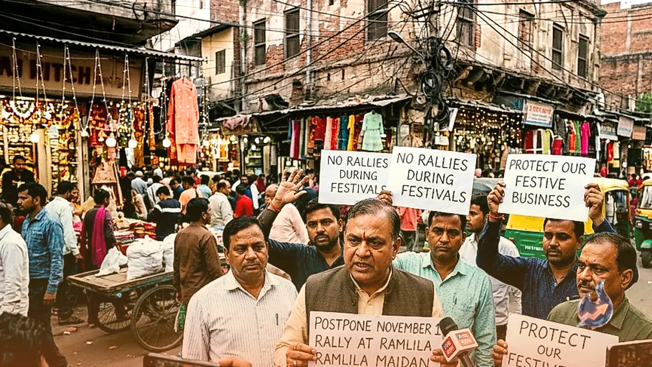 त्योहारी सीजन में दिल्ली के बाजारों को 10 हजार करोड़ के नुकसान का डर, राहुल गांधी से रैली टालने की मांग