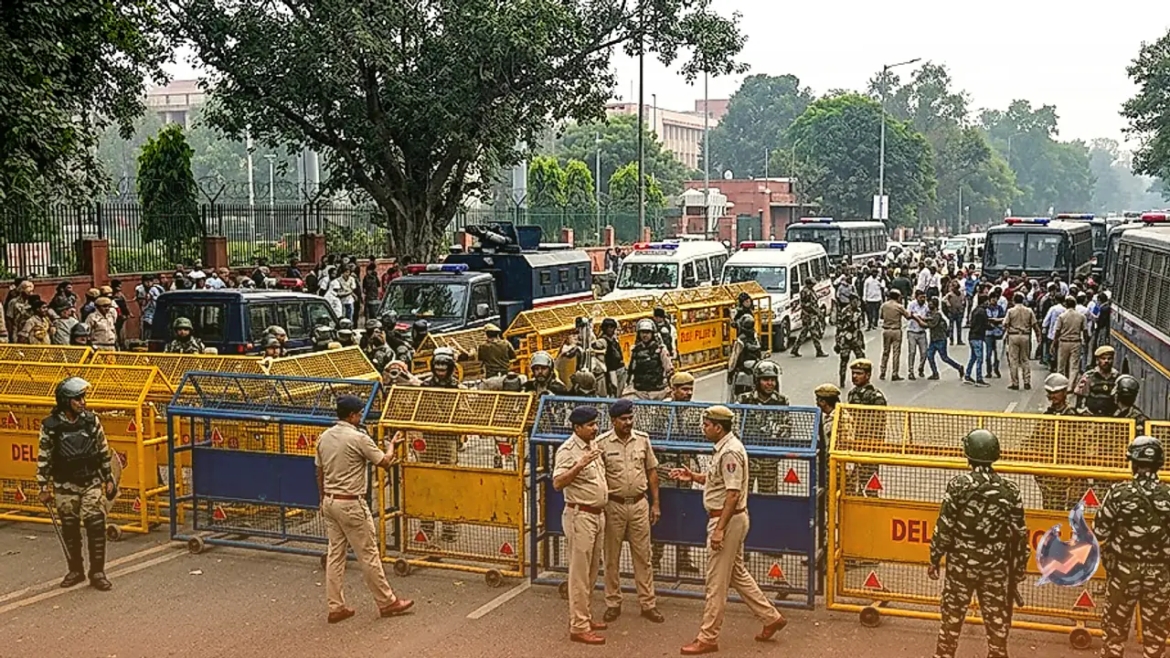 Delhi Turned Into Fortress Ahead of Cockroach Janta Party Protest as Top Leaders Detained