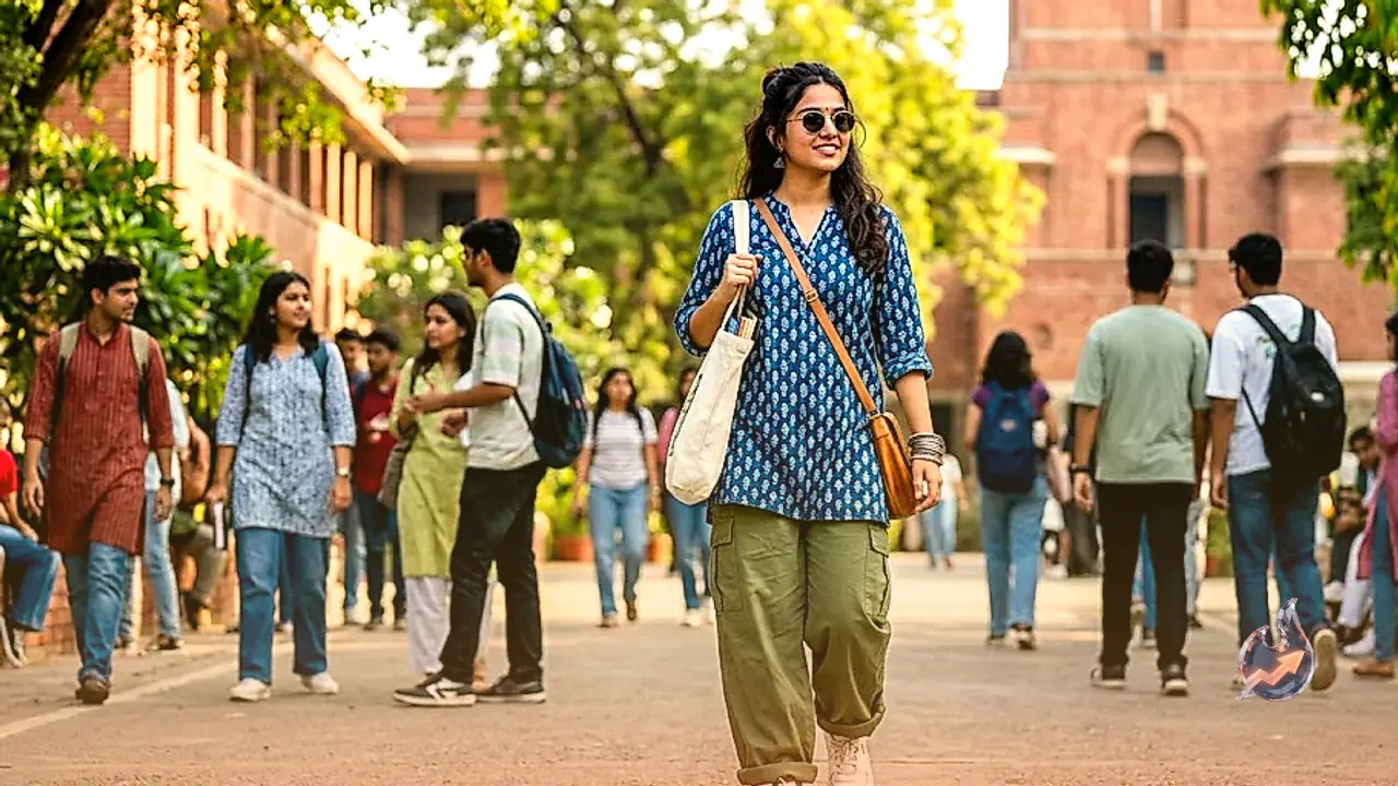 Comfortable Style Takes Over New Delhi University Session With Indo-Western and Baggy Looks