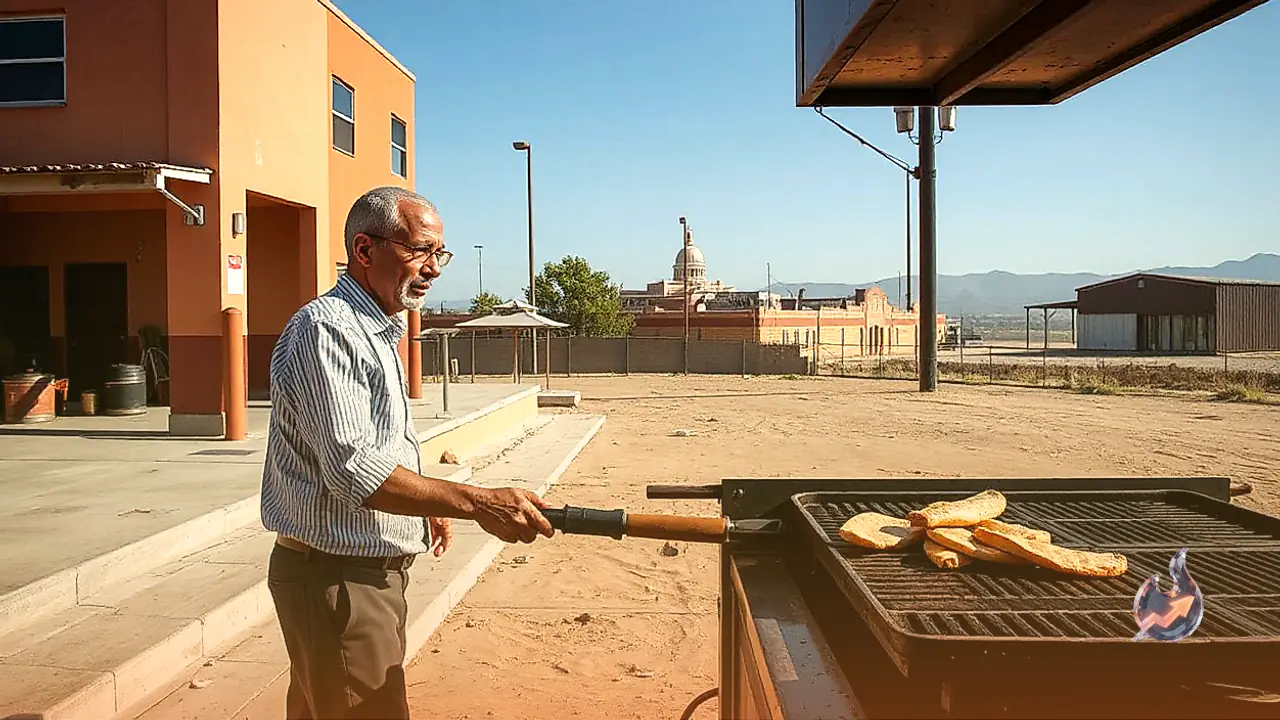 Democratic Hopeful James Talarico Steps Behind the Griddle in Irving, Flips Dosa to Connect with Texas Voters